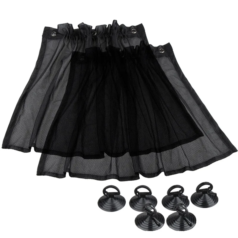 2Pc/Set Interior Car Side Windshield Windows Sunshade Mesh Gauze Auto Curtain Window Foils With Sucker Breathable Black
2Pc/Set Interior Car Side Windshield Windows Sunshade Mesh Gauze Auto Curtain Window Foils With Sucker Breathable Black