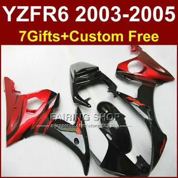 Brand bodywork for YAMAHA YZF1000 fairing kit YZFR6 03 04 05 fairings YZFR6 2003 2004 2005 red black Motorcycle sets WT5
Brand bodywork for YAMAHA YZF1000 fairing kit YZFR6 03 04 05 fairings YZFR6 2003 2004 2005 red black Motorcycle sets WT5