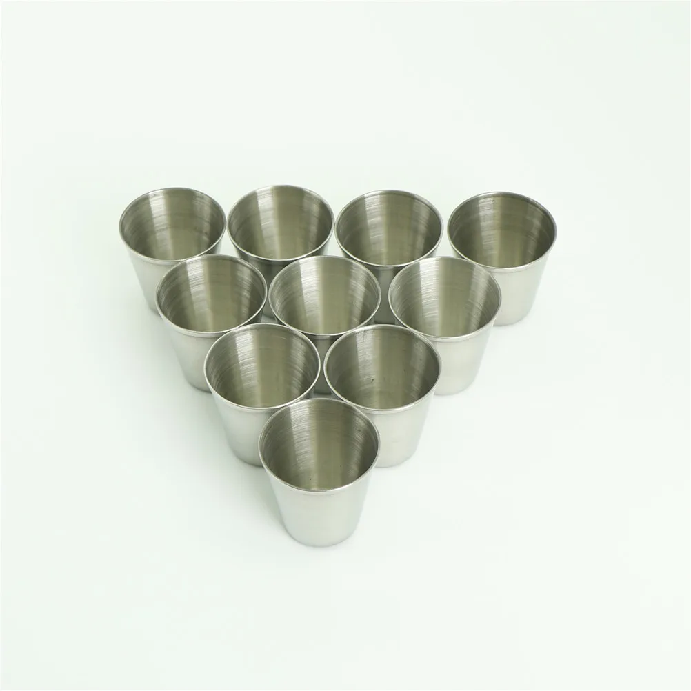 10pcs/set Polished Mini 30ml Stainless Steel Wine Drinking Shot Glasses Barware Cup wholesale
10pcs/set Polished Mini 30ml Stainless Steel Wine Drinking Shot Glasses Barware Cup wholesale