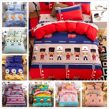 Adult Kids Soft Cotton 3/4 pcs Bedding Set High Quality Bed Linen Single Full Queen King Size Quilt Duvet Cover Bedlinen 150x200
Adult Kids Soft Cotton 3/4 pcs Bedding Set High Quality Bed Linen Single Full Queen King Size Quilt Duvet Cover Bedlinen 150x200