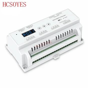D12 DC5V-36V input 12 Channels 12CH CV DMX512 Decoder;5A*12CH output with display for setting DMX address For led rgb led strip
D12 DC5V-36V input 12 Channels 12CH CV DMX512 Decoder;5A*12CH output with display for setting DMX address For led rgb led strip