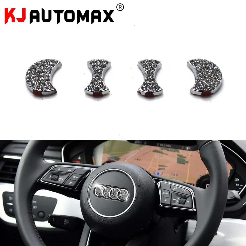 Car Styling Steering Wheel For Audi For A1 A3 A4 A6 Q5 B6 B8 C5 C6 Bling Crystal Sitff Decoration emblemsticker accessories
Car Styling Steering Wheel For Audi For A1 A3 A4 A6 Q5 B6 B8 C5 C6 Bling Crystal Sitff Decoration emblemsticker accessories