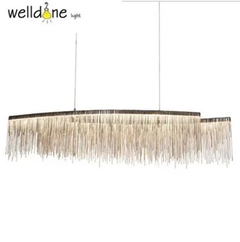 tessicPostmodern designe Pendant Lights Nordic tassel restaurant luxury hotel engineering chain living room art hanging lights
tessicPostmodern designe Pendant Lights Nordic tassel restaurant luxury hotel engineering chain living room art hanging lights