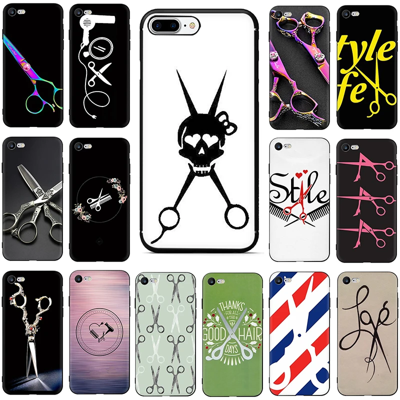 Hair Stylist Scissors Brush Switch Soft TPU Silicone phone cover case for iphone 5 5s SE 6 6s 7 8 plus X XR XS 11 Pro Max
Hair Stylist Scissors Brush Switch Soft TPU Silicone phone cover case for iphone 5 5s SE 6 6s 7 8 plus X XR XS 11 Pro Max