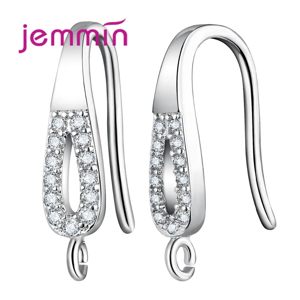 Jemmin Promotion 5 Pair Luxury Earrings Clasp for DIY Earring Making Inlay White Crystal 925 Sterling Silver Jewelry Accesspries
Jemmin Promotion 5 Pair Luxury Earrings Clasp for DIY Earring Making Inlay White Crystal 925 Sterling Silver Jewelry Accesspries