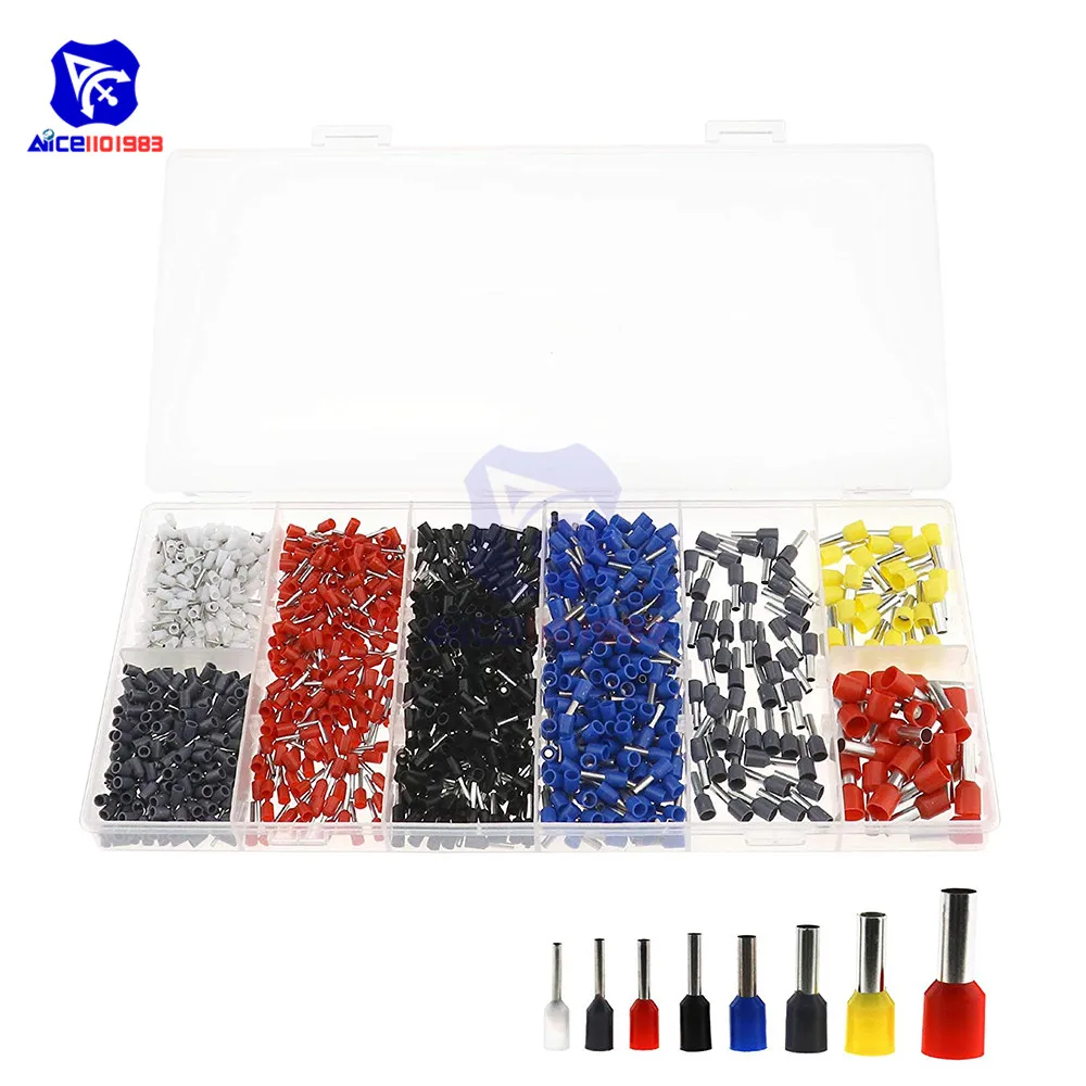 1200PCS Wire End Ferrules Kit Wire Copper Crimp Connector Insulated Cord Pin End Terminal Electrical Wire Connector
1200PCS Wire End Ferrules Kit Wire Copper Crimp Connector Insulated Cord Pin End Terminal Electrical Wire Connector