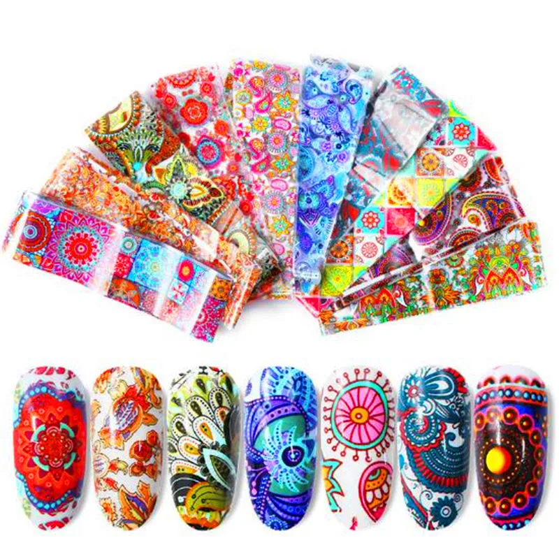 10Pcs/Set Colorful Nail Foil Set Adhesive Transfer Sticker For Women Decoration Manicure Personalized Pattern Wraps Slider Tape
10Pcs/Set Colorful Nail Foil Set Adhesive Transfer Sticker For Women Decoration Manicure Personalized Pattern Wraps Slider Tape