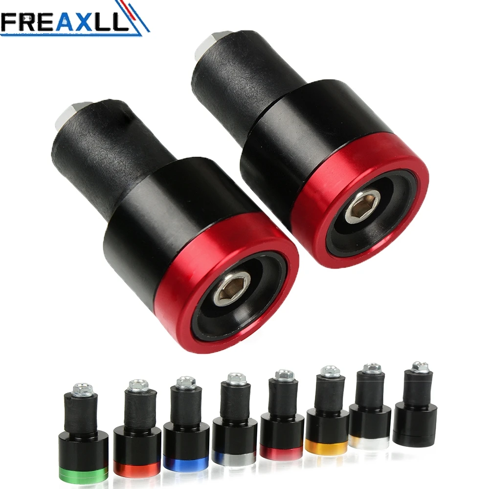 Universal Motorcycle Handlebar Grips Ends 7/8" 22mm Hand Bar End For YAMAHA R1 Honda cb400 vtec mc22 cb750 CBR900RR CBR1000RR CB |