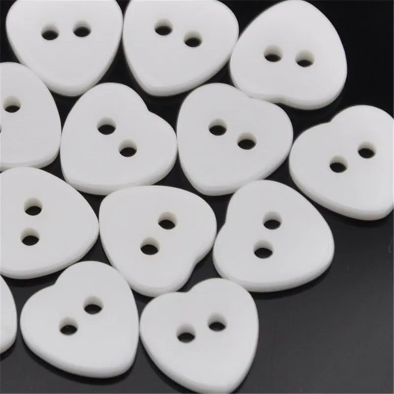 50/100pcs 12mm Cute Heart Plastic Buttons/Sewing Accessories lots Mix PT43 | Дом и сад