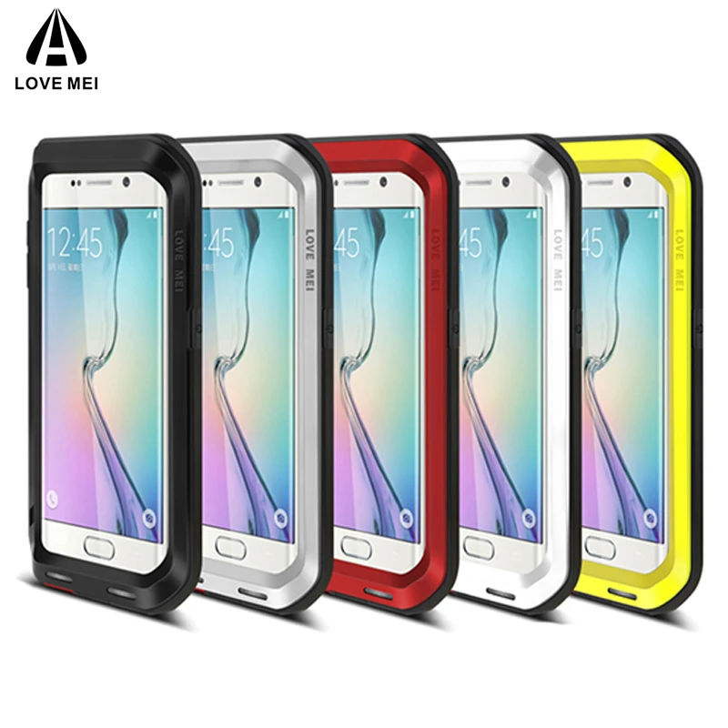 LOVE MEI Metal Aluminum Case For Samsung Galaxy S6 Edge Cover Powerful Armor Shockproof Case For Samsung Galaxy S6 Edge Fundas
LOVE MEI Metal Aluminum Case For Samsung Galaxy S6 Edge Cover Powerful Armor Shockproof Case For Samsung Galaxy S6 Edge Fundas