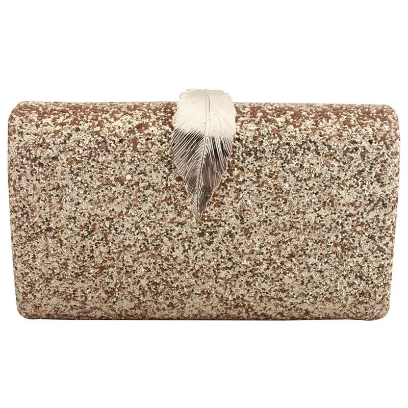 Women Evening Clutch Bag Glitter Purse Fashion Handbags for Dance Wedding Party Prom Bride,Gold 
Women Evening Clutch Bag Glitter Purse Fashion Handbags for Dance Wedding Party Prom Bride,Gold