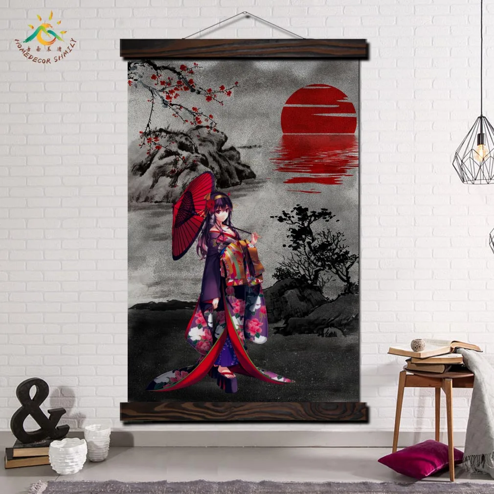 Red Japanese Kimono Girl Modern Wall Art osters and Prints Scroll Canvas Painting Decorative Pictures for Living Room
Red Japanese Kimono Girl Modern Wall Art osters and Prints Scroll Canvas Painting Decorative Pictures for Living Room