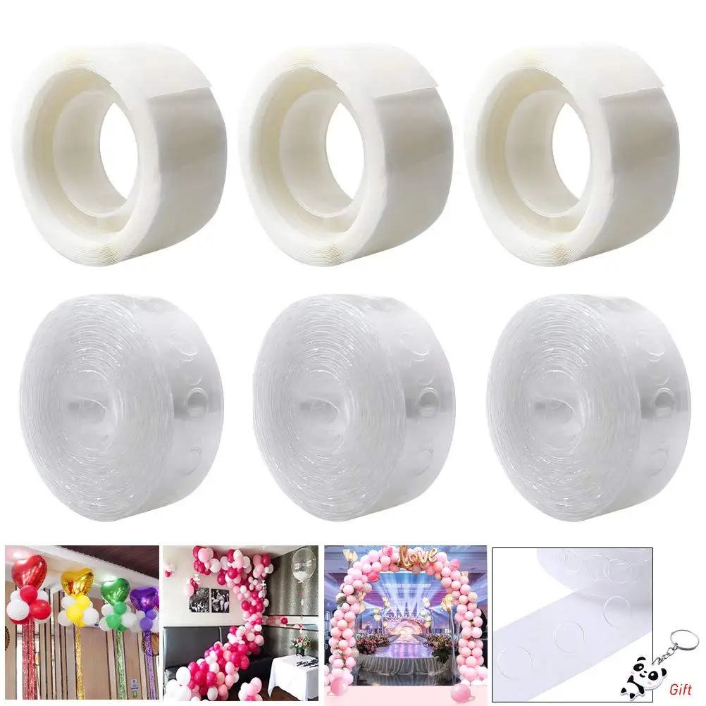 METABLE 3 Rolls Balloon Garland Arch Strip Tape 16 Feet and 3 Rolls Balloon Decorative Glue Points for Wedding Party Balloon
METABLE 3 Rolls Balloon Garland Arch Strip Tape 16 Feet and 3 Rolls Balloon Decorative Glue Points for Wedding Party Balloon