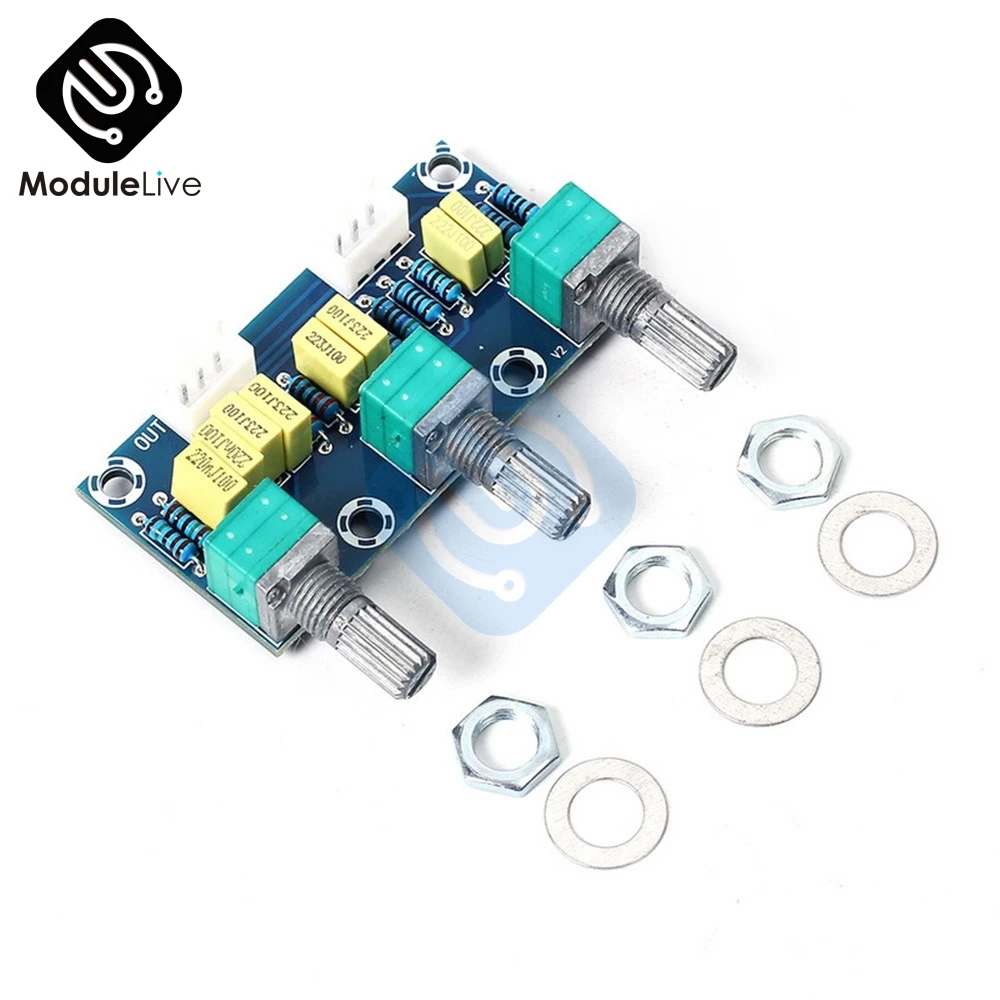 New XH-M802 Passive Tone Board Amplifier Preamp Power Module Low High Sound Adjustment Electonic Diy Electronic PCB Board
New XH-M802 Passive Tone Board Amplifier Preamp Power Module Low High Sound Adjustment Electonic Diy Electronic PCB Board