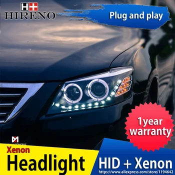 Hireno Headlamp for 2009-2011 Toyota Camry Headlight Headlight Assembly LED DRL Angel Lens Double Beam HID Xenon 2pcs
Hireno Headlamp for 2009-2011 Toyota Camry Headlight Headlight Assembly LED DRL Angel Lens Double Beam HID Xenon 2pcs