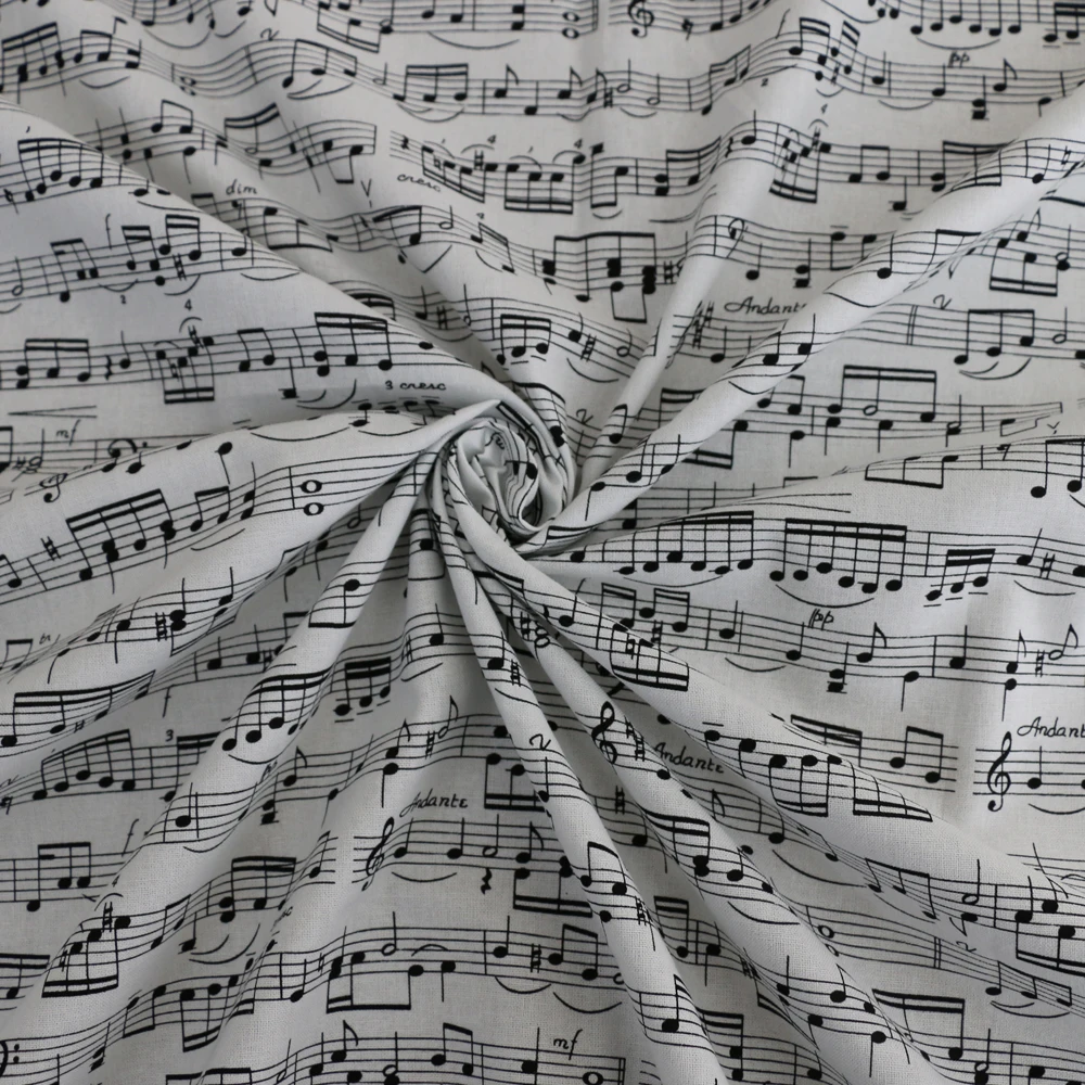 50cm*110cm Music Note Printed Cotton Fabric sewing Baby Clothing bag hat Patchwork cloth
50cm*110cm Music Note Printed Cotton Fabric sewing Baby Clothing bag hat Patchwork cloth