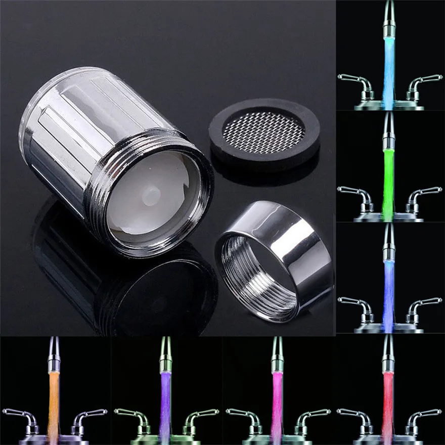 2019 new Romantic 7 Color Change LED Water Faucet Water Bath Home Bathroom Glow Water Faucet fits on most taps #0130 A1#
2019 new Romantic 7 Color Change LED Water Faucet Water Bath Home Bathroom Glow Water Faucet fits on most taps #0130 A1#