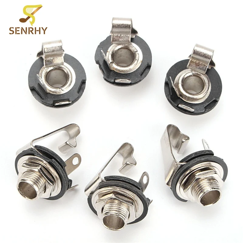 Senrhy 6pcs Electric Guitar Socket Switchcraft Input Output Jack socket Replacement Parts for Electric Guitar Pickup Accessories
Senrhy 6pcs Electric Guitar Socket Switchcraft Input Output Jack socket Replacement Parts for Electric Guitar Pickup Accessories