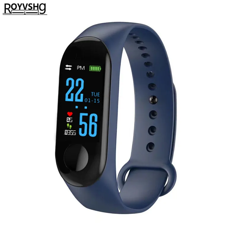 

M3 SmartWatch Heart Rate Monitor Fitness Tracker Blood Pressure fashion Smart watch bracelet ladies girl gift for Mi Band PK Y5