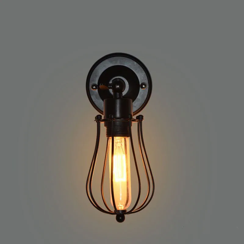 Vintage Industrial Cage Light AC110V~240V