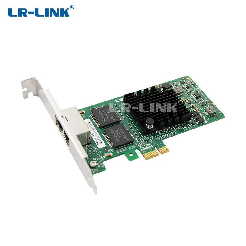 LR-LINK 9222PT Dual Port Gigabit Ethernet Lan Network Card 10/100/100Mb PCI-Express Network Adapter Intel I350-T2 Compatible
LR-LINK 9222PT Dual Port Gigabit Ethernet Lan Network Card 10/100/100Mb PCI-Express Network Adapter Intel I350-T2 Compatible