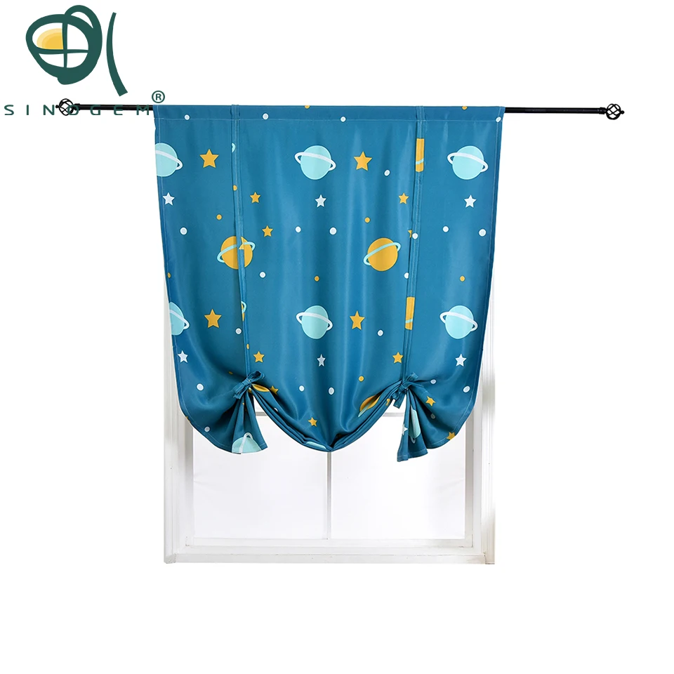 SINOGEM Thermal Insulated Blackout Curtain - Celestial Body design Tie Up Shade for Small Window, Window Valance Balloon Blind
SINOGEM Thermal Insulated Blackout Curtain - Celestial Body design Tie Up Shade for Small Window, Window Valance Balloon Blind