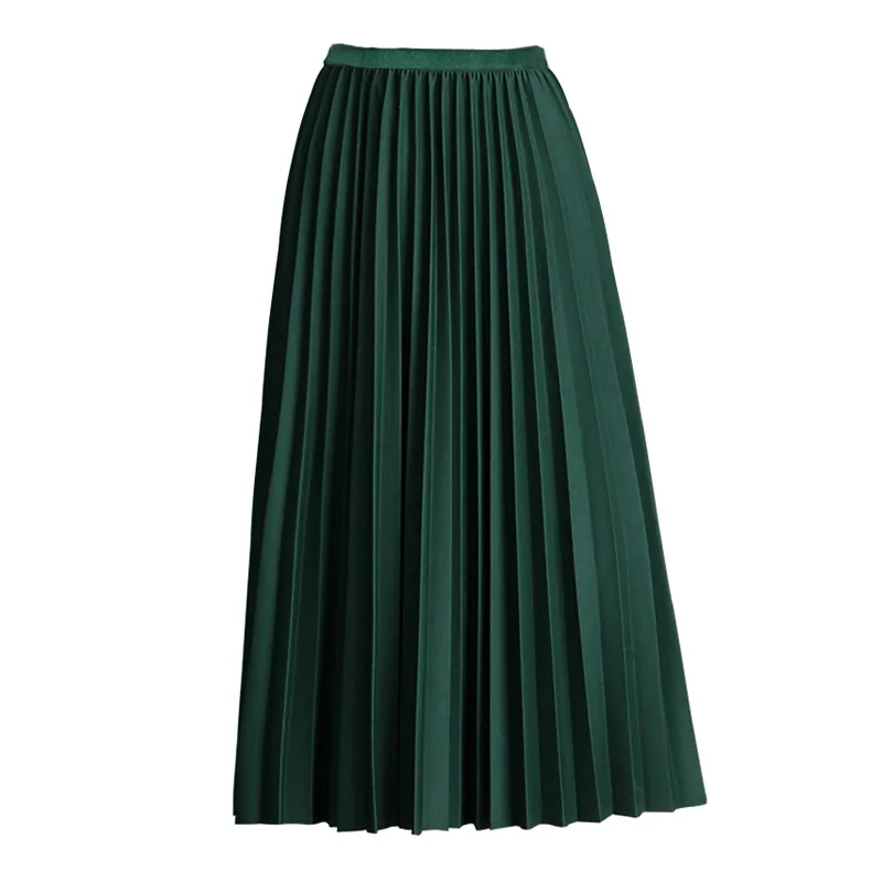 Spring Summer Womens Midi Pleated Skirt Elastic Waist High Boho A-line Draped Knee Length Swing Skirt
Spring Summer Womens Midi Pleated Skirt Elastic Waist High Boho A-line Draped Knee Length Swing Skirt