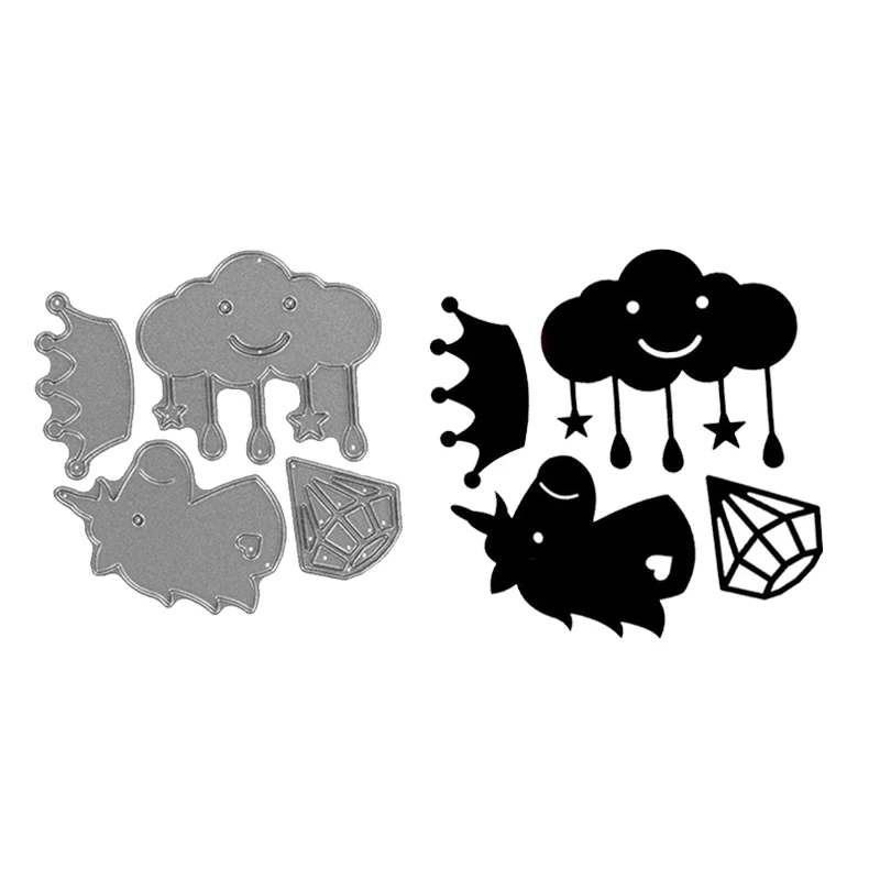 Dream of Princess Mini Cartoon Unicorn Cloud Crown Metal Cutting Dies Stencils for DIY Scrapbooking Card Embossing New 2019
Dream of Princess Mini Cartoon Unicorn Cloud Crown Metal Cutting Dies Stencils for DIY Scrapbooking Card Embossing New 2019