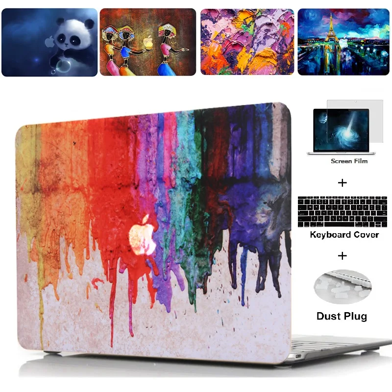 4 in1 Oil Painting Series Painting Case For Macbook Air 11 13 Pro Retina 12 13 15 Inch Touch Bar Laptop Cover Colors Shell
4 in1 Oil Painting Series Painting Case For Macbook Air 11 13 Pro Retina 12 13 15 Inch Touch Bar Laptop Cover Colors Shell