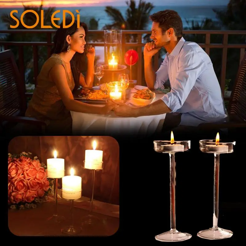 Romantic Goblet Designed Glass Candlestick Crystal Tea Light Candle Holder Party Home Decoration Creative Valentine's Day
Romantic Goblet Designed Glass Candlestick Crystal Tea Light Candle Holder Party Home Decoration Creative Valentine's Day