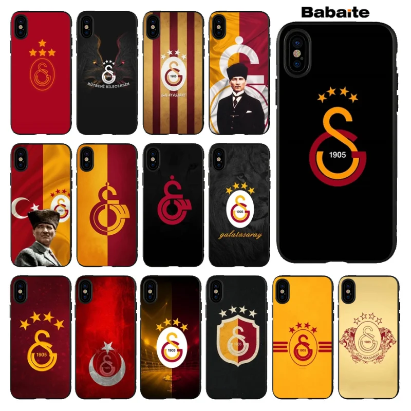 Babaite Turkey Galatasaray Popular Custom TPU Phone Cover for Apple iPhone 5 5S SE 6 6S Plus 7 8 X XS MAX XR Cover
Babaite Turkey Galatasaray Popular Custom TPU Phone Cover for Apple iPhone 5 5S SE 6 6S Plus 7 8 X XS MAX XR Cover