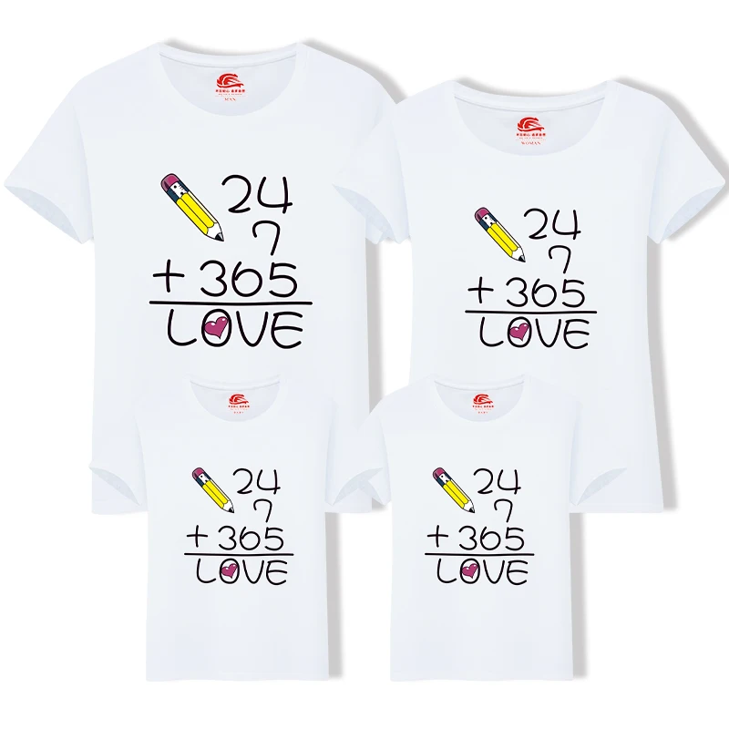 Family Matching Clothes Numeral T Shirt Printing LOVE Short-Sleeve Family Father Son T-shirt Family Look Family Matching Outfits
Family Matching Clothes Numeral T Shirt Printing LOVE Short-Sleeve Family Father Son T-shirt Family Look Family Matching Outfits
