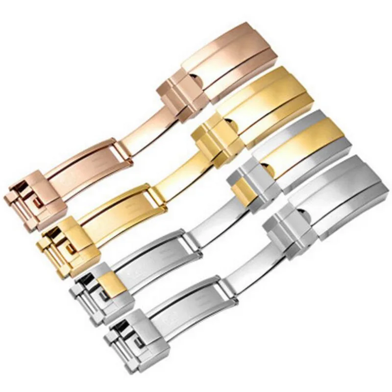 9 x 16mm Stainless Steel Watch Band Buckle Strap Rose Gold Silver For Rolex Submariner Butterfly Folding Clasp
9 x 16mm Stainless Steel Watch Band Buckle Strap Rose Gold Silver For Rolex Submariner Butterfly Folding Clasp