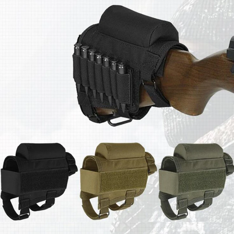 Tactical Cheek Rest Adjustable Outdoor Tactical Butt Stock Rifle Cheek Rest Bullet Holder Nylon Riser Pad Ammo Cartridges Bag
Tactical Cheek Rest Adjustable Outdoor Tactical Butt Stock Rifle Cheek Rest Bullet Holder Nylon Riser Pad Ammo Cartridges Bag