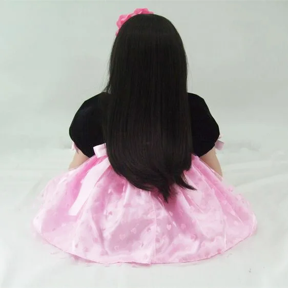60cm Silicone Vinyl Reborn Girl Baby Doll Toys