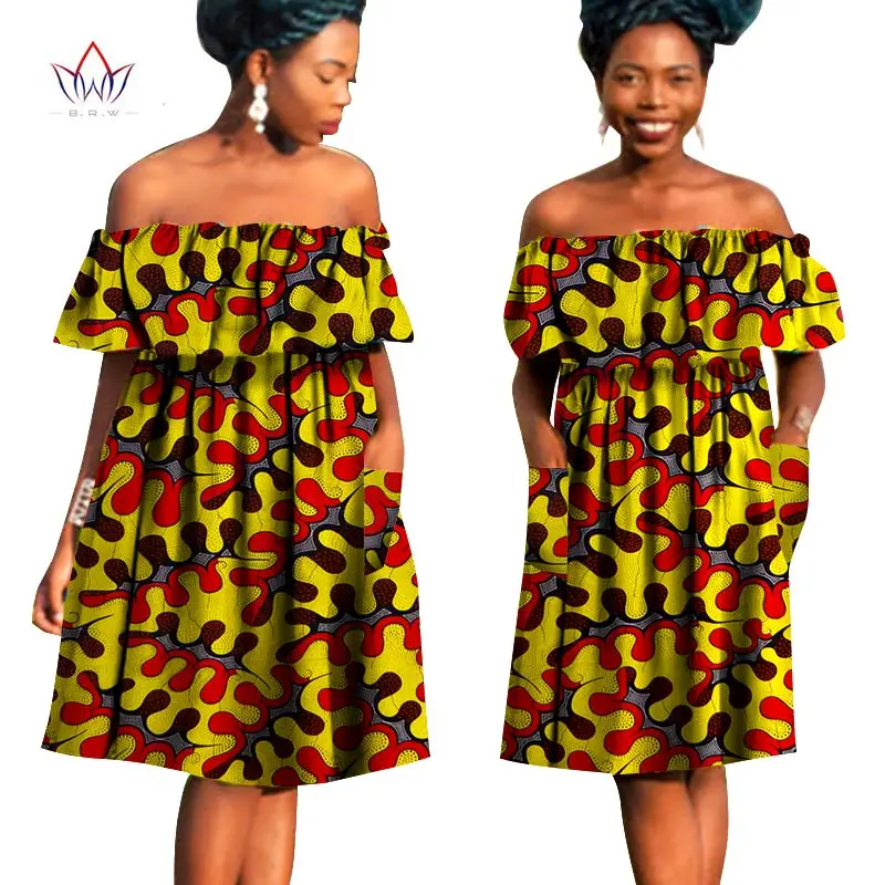2019 Africa Style Clothing Plus Size Women Sexy Slash Neck Dress Africa Bazin Riche Fabric Wax Print Cute Midi Dresses WY790
2019 Africa Style Clothing Plus Size Women Sexy Slash Neck Dress Africa Bazin Riche Fabric Wax Print Cute Midi Dresses WY790