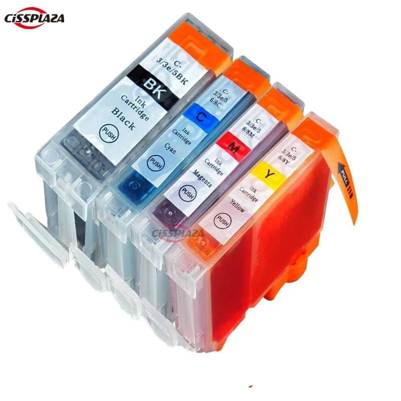 CISSPLAZA 4 BCI-3EBK BCI-6C/M/Y INK CARTRIDGE compatible for CANON iP3000 i865 i560 550i MP700 MP730 S400
CISSPLAZA 4 BCI-3EBK BCI-6C/M/Y INK CARTRIDGE compatible for CANON iP3000 i865 i560 550i MP700 MP730 S400