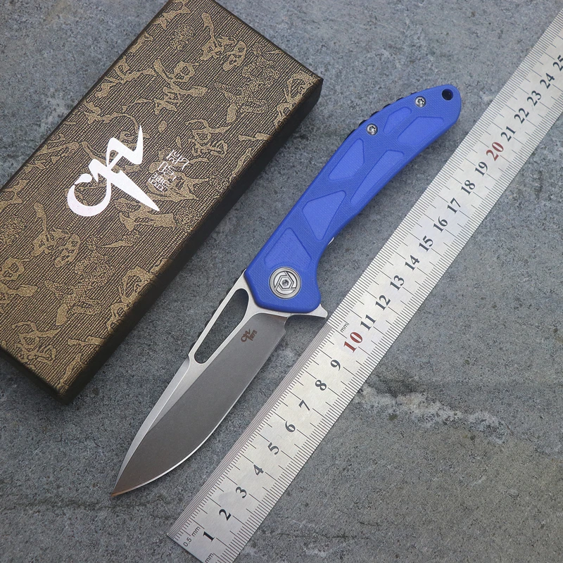 CH CH3509-G10 Flipper folding knife D2 blade ball bearing G0 + steel handle camping hunting pocket knife EDC toolS
CH CH3509-G10 Flipper folding knife D2 blade ball bearing G0 + steel handle camping hunting pocket knife EDC toolS