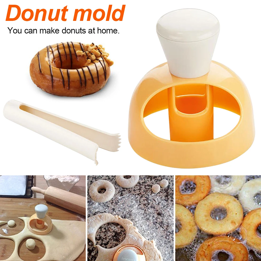1pc Portable Doughnut Machine Easy Fast Deep Fry Mould Waffle Manual Plastic Lightweight Donut Maker Waffle Dispenser
1pc Portable Doughnut Machine Easy Fast Deep Fry Mould Waffle Manual Plastic Lightweight Donut Maker Waffle Dispenser