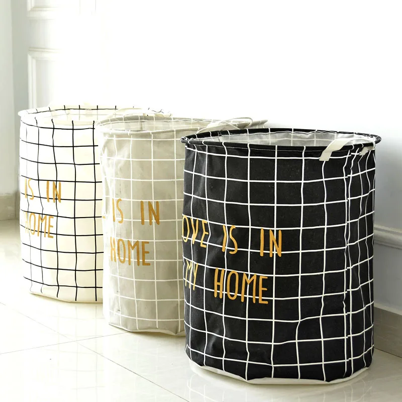 Fashion Fabric Laundry Basket Bag Dirty Pouch Folding Bracelet Laundry Bag Bathroom Product Black And White Classic
Fashion Fabric Laundry Basket Bag Dirty Pouch Folding Bracelet Laundry Bag Bathroom Product Black And White Classic
