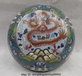China Brass Copper Cloisonne Enamel Handwork Carved Dragon Weiqi Case Chess Box
China Brass Copper Cloisonne Enamel Handwork Carved Dragon Weiqi Case Chess Box