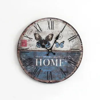Special offer European Mediterranean country countryside retro creative home living room simple decoration silent wooden wall cl
Special offer European Mediterranean country countryside retro creative home living room simple decoration silent wooden wall cl