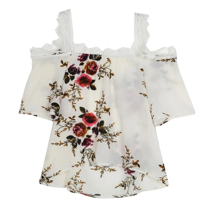 Lace Tops and Blouses Fashion 2017 Summer Floral Print Short Sleeve Off Shoulder Knitted Lace Up blouse chemise femme blusa sexy
Lace Tops and Blouses Fashion 2017 Summer Floral Print Short Sleeve Off Shoulder Knitted Lace Up blouse chemise femme blusa sexy