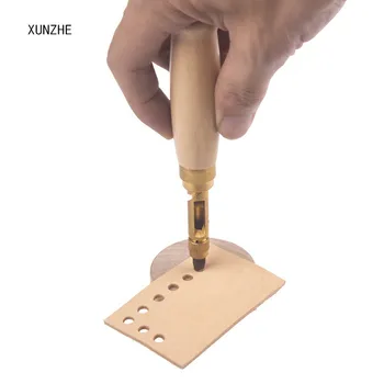 XUNZHE Automatic Screw Hole Punch Mute Rotary Punch Steel Belt Hole leather Craft Tools Hole Punching Cutter Sewing 5 hole sizes
XUNZHE Automatic Screw Hole Punch Mute Rotary Punch Steel Belt Hole leather Craft Tools Hole Punching Cutter Sewing 5 hole sizes