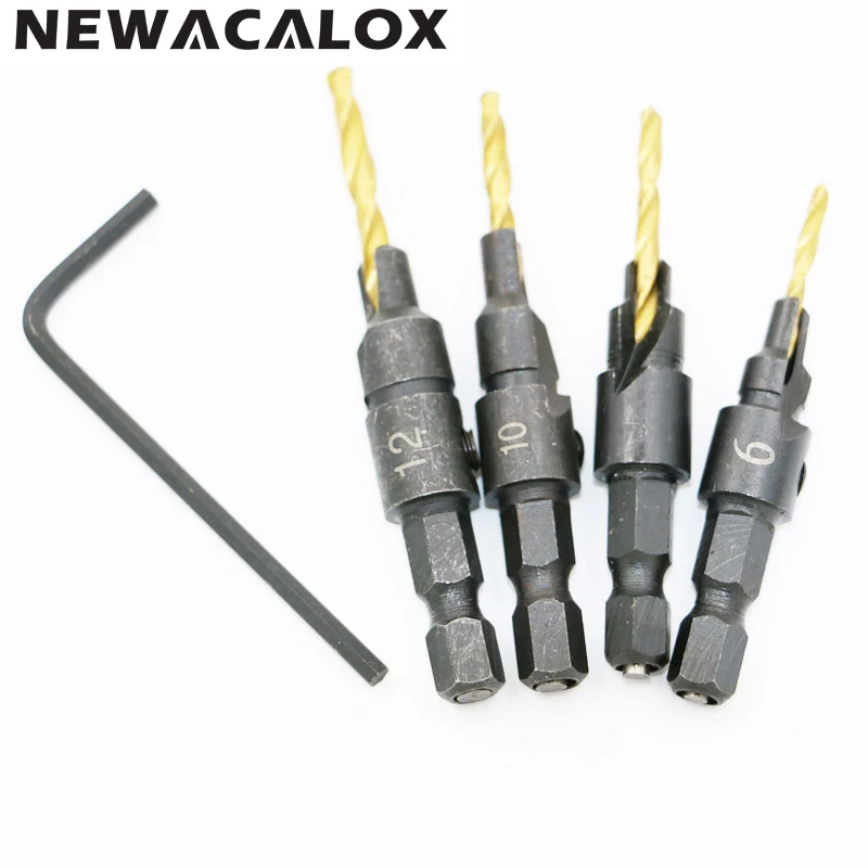 Wood Countersink Drill Bit Set Hex Shank Chamfer Bore Hole Cutter Woodworking Electric Carving Tool Boring Counterbore 5pcs/set
Wood Countersink Drill Bit Set Hex Shank Chamfer Bore Hole Cutter Woodworking Electric Carving Tool Boring Counterbore 5pcs/set