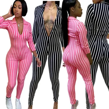 2019 New Fashion Striped Printed Sexy Pants Women Jumpsuit Bodysuit Sexy & Club Skinny
2019 New Fashion Striped Printed Sexy Pants Women Jumpsuit Bodysuit Sexy & Club Skinny