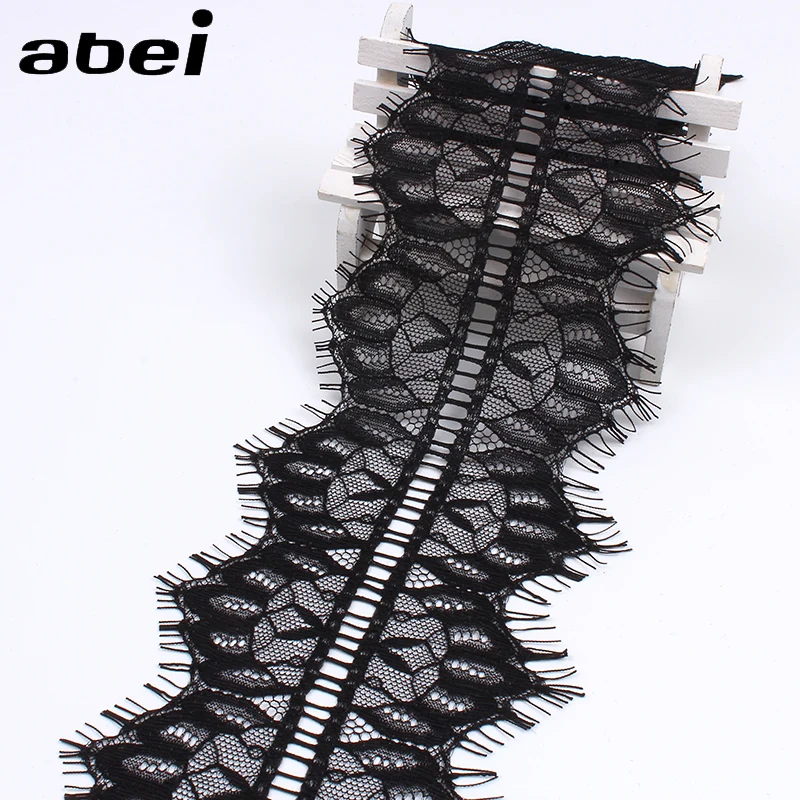 11cm 3yards/lot Quality Black Eyelash Lace Ribbon Embroidered lace fabric trimming Handmade Skirts Garments Accessories DIY
11cm 3yards/lot Quality Black Eyelash Lace Ribbon Embroidered lace fabric trimming Handmade Skirts Garments Accessories DIY
