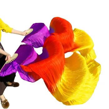 Hot selling 100% Real Silk Veils 1 Pair handmade high Quality Silk Belly Dance Fan wholesale Size and color can be customized
Hot selling 100% Real Silk Veils 1 Pair handmade high Quality Silk Belly Dance Fan wholesale Size and color can be customized