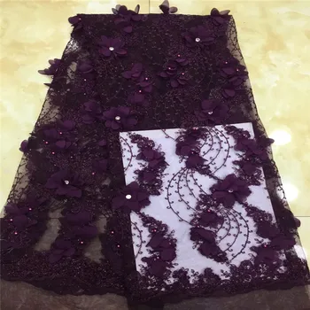 3d Lace Fabric Wine red African French Lace Fabric High Quality Handmade Embroidery Wedding Nigerian Lace Fabric For 5yards
3d Lace Fabric Wine red African French Lace Fabric High Quality Handmade Embroidery Wedding Nigerian Lace Fabric For 5yards