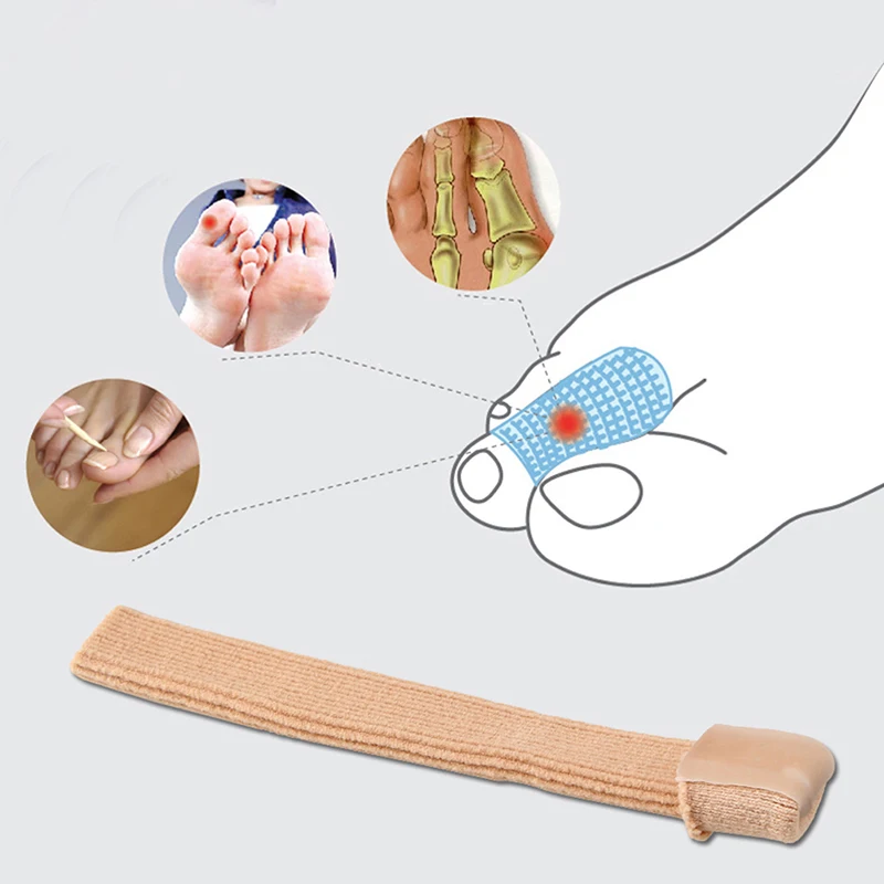 

Soft Fabric Gel Tube Bandage Finger Toe Protectors Sleeve Corrector Relief Guard Separation Feet Care 2 Sizes Foot Feet Pain